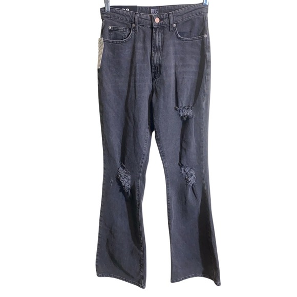 BDG Urban Outfitters Jeans Womens 28 High-Rise Flare Distressed Stretch Denim - Picture 2 of 14